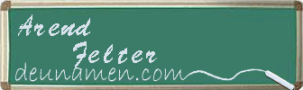Arend Felter Visitenkarte